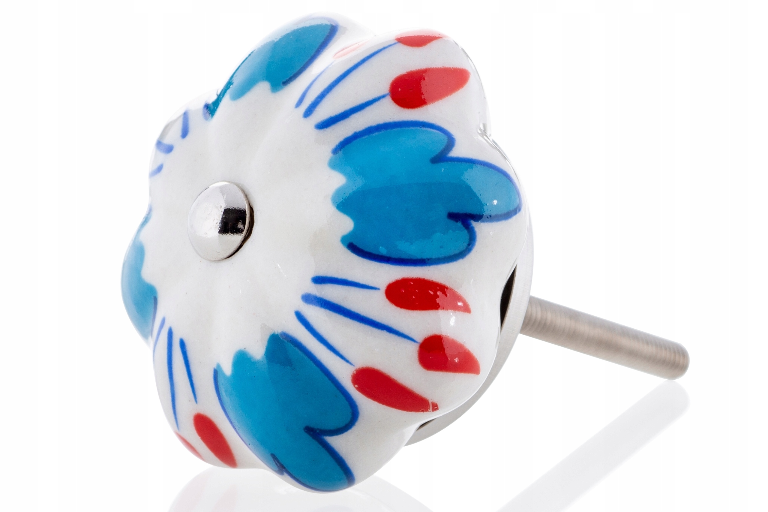 

Uchwyt Meblowy Gałka Porcelanowa malowana Retro 92