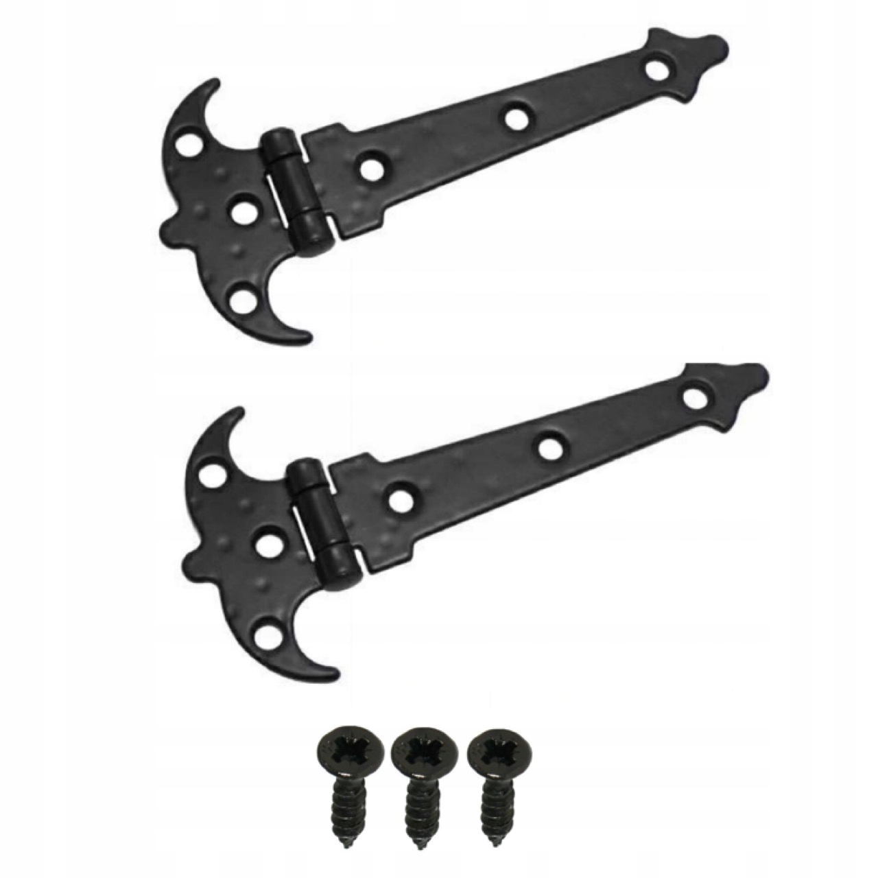 

Zawias Meblowy 116.5x55mm ozdobny Czarny Kuty