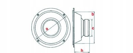 Głośniki samochodowe Kruger&Matz 4" 80W Producent części Kruger&matz