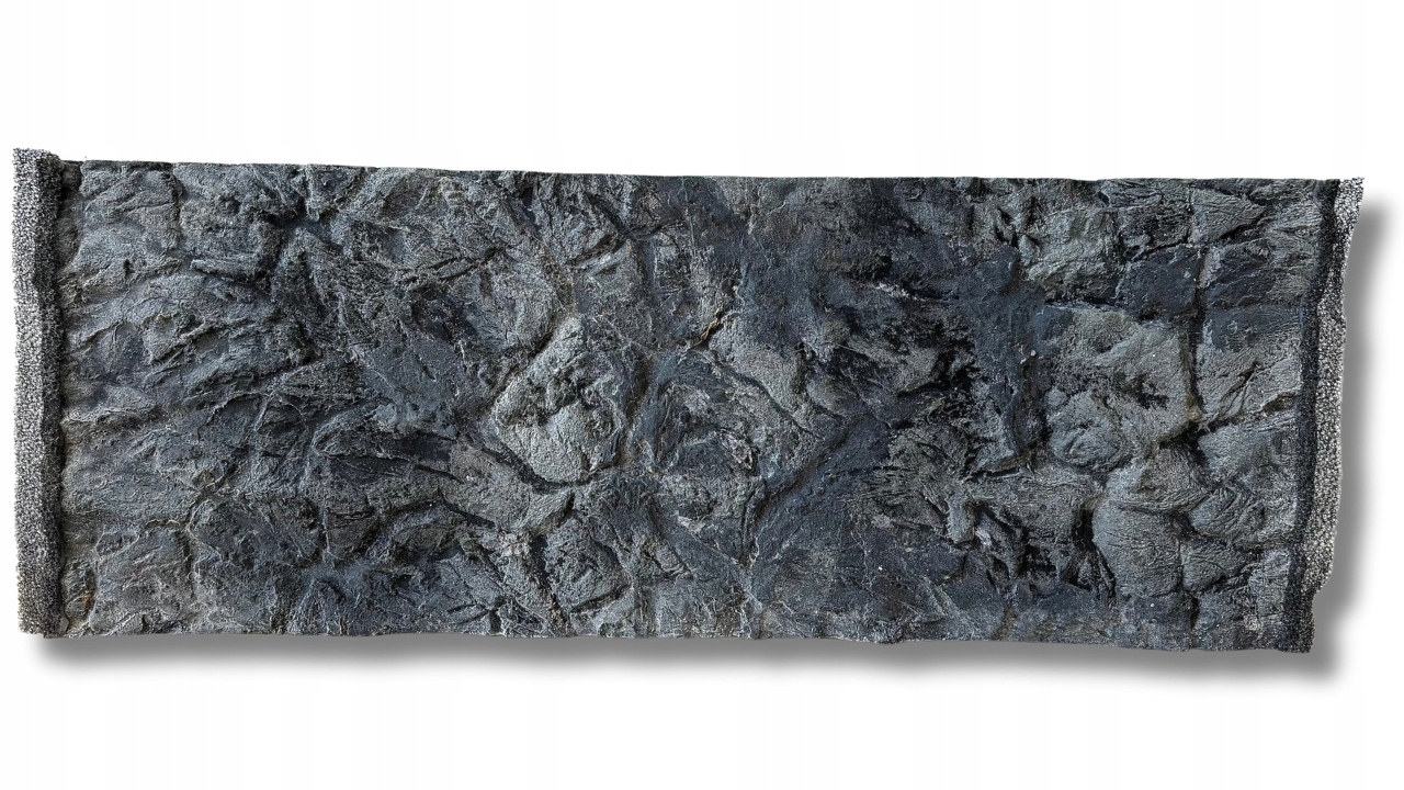 Levně Strukturované pozadí pro akvárium ploché šedé 100 x 40 cm.