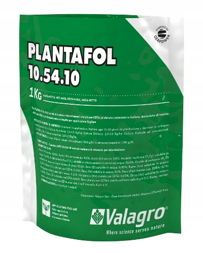 

Nawóz Plantafol 10-54-10 1kg zawartość fosforu 54%