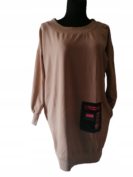 

Wikiland Plus Size 2XL-5XL Tunika Kieszonka