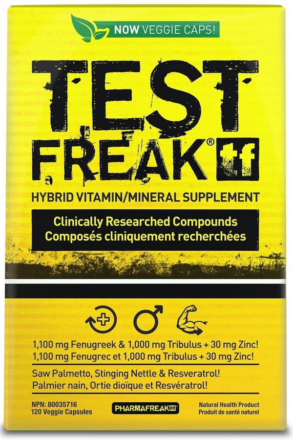 Pharma Freak Test Freak 120k Vege Testosteron Zma Tribulus Zinek Fenugreek