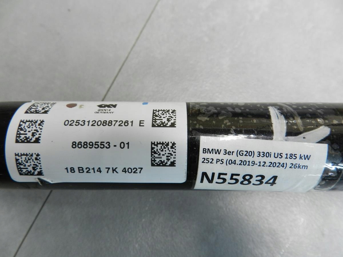 BMW 3 G20 semi-axis left rear part 8689553 26KM!