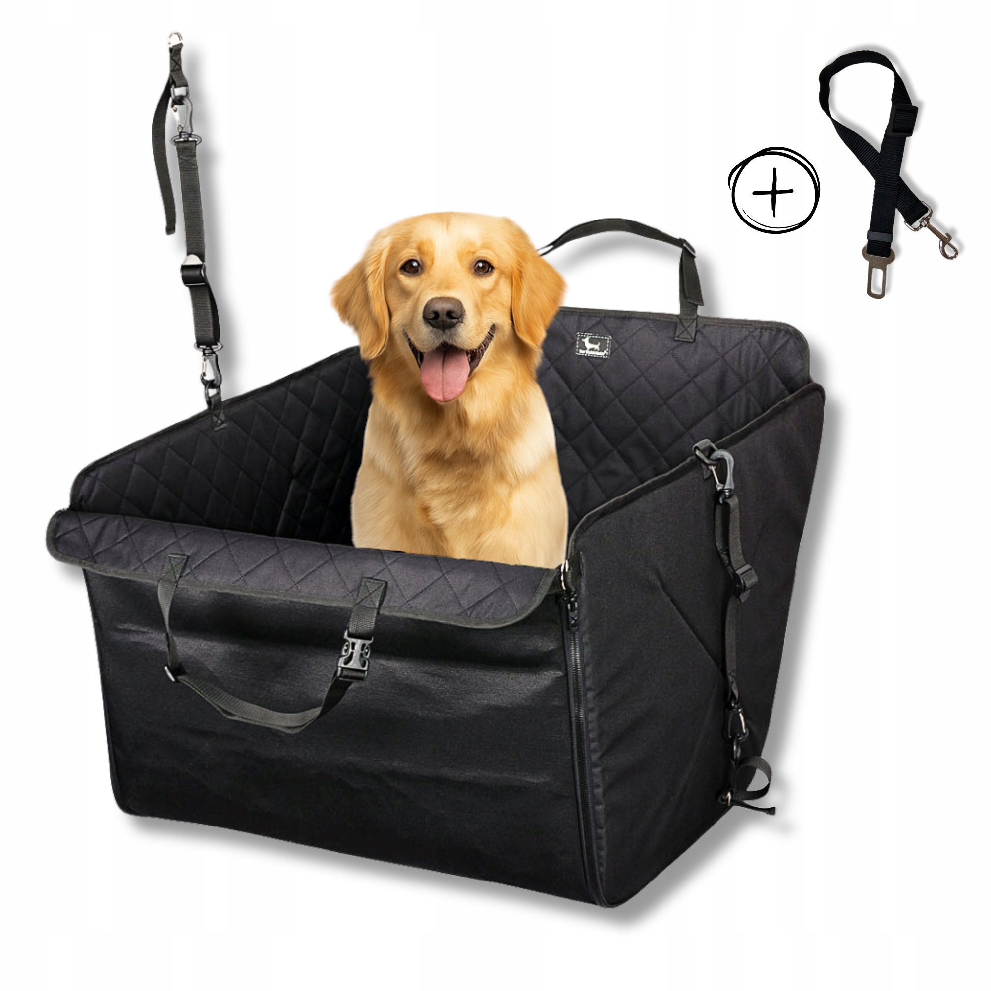 Přepravka pro psa, autosedačka, podložka a potah do auta jsou stabilní