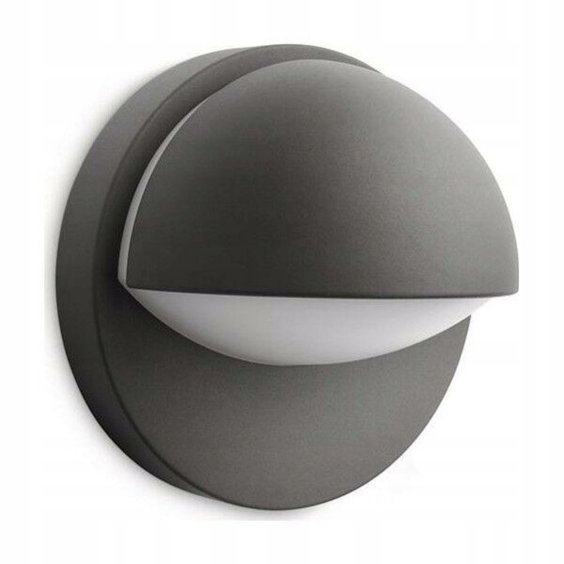 Venkovní nástěnné svítidlo Philips June E27, IP44, antracit, 195x195x135 mm