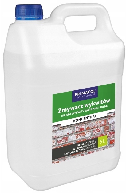 Levně Primacol Odstraňovač Výkvětů, Odstranění Zabarvení A Znečištění Fasád Dlaždic 5 L
