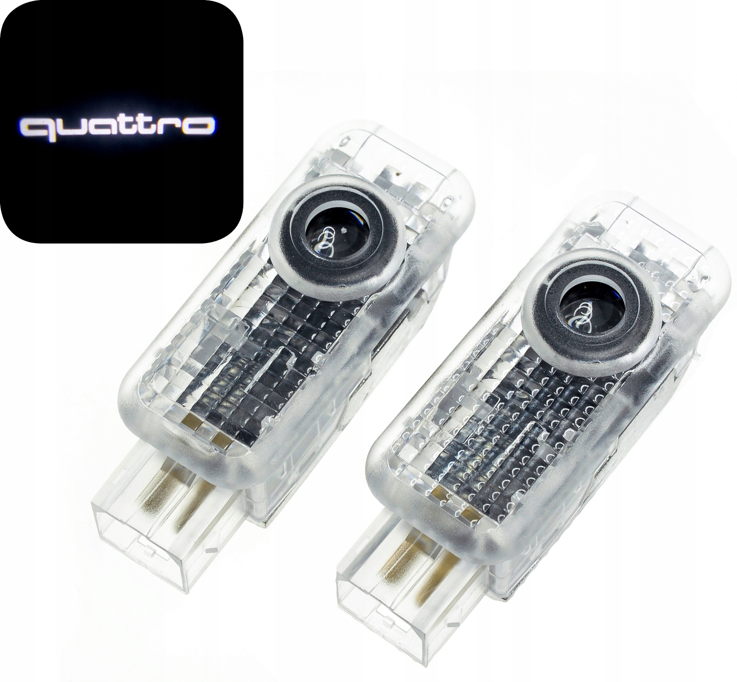 AUDI QUATTRO QUATRO LED LOGO PROJEKTOR A3 A4 A5 A6 A001 za 49,99