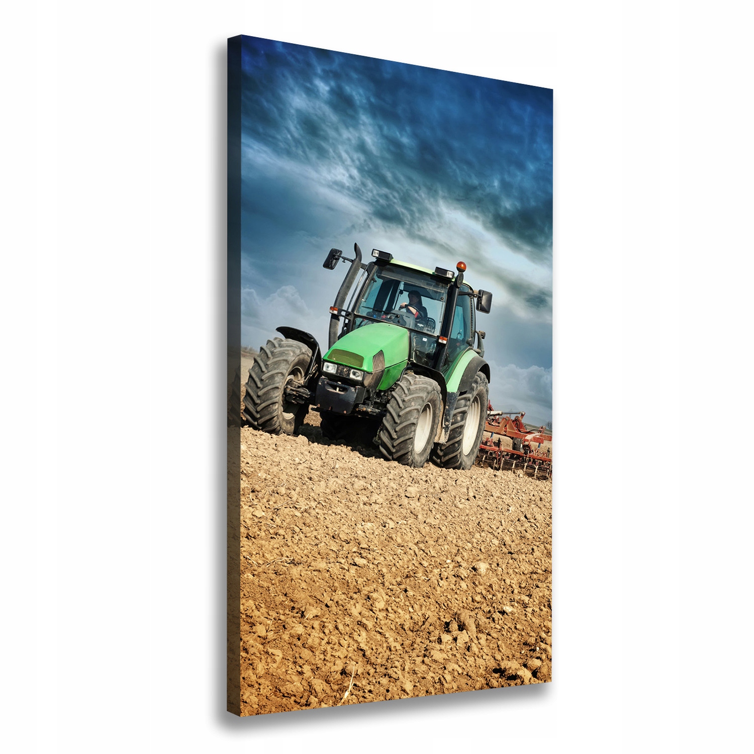 

Nowoczesny obraz canvas na ramie Traktor 70x140 cm