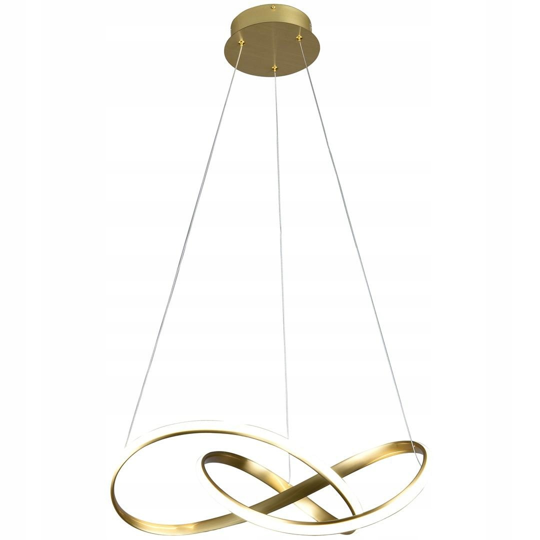 Závesná lampa Led luster moderná zlatá glamour stropná nastaviteľná