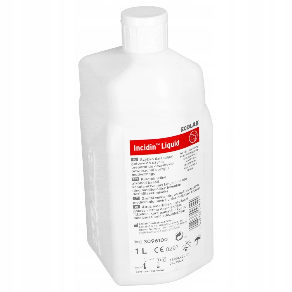

Płyn Do Dezynfekcji Powierzchni Incidin 1L Ecolab