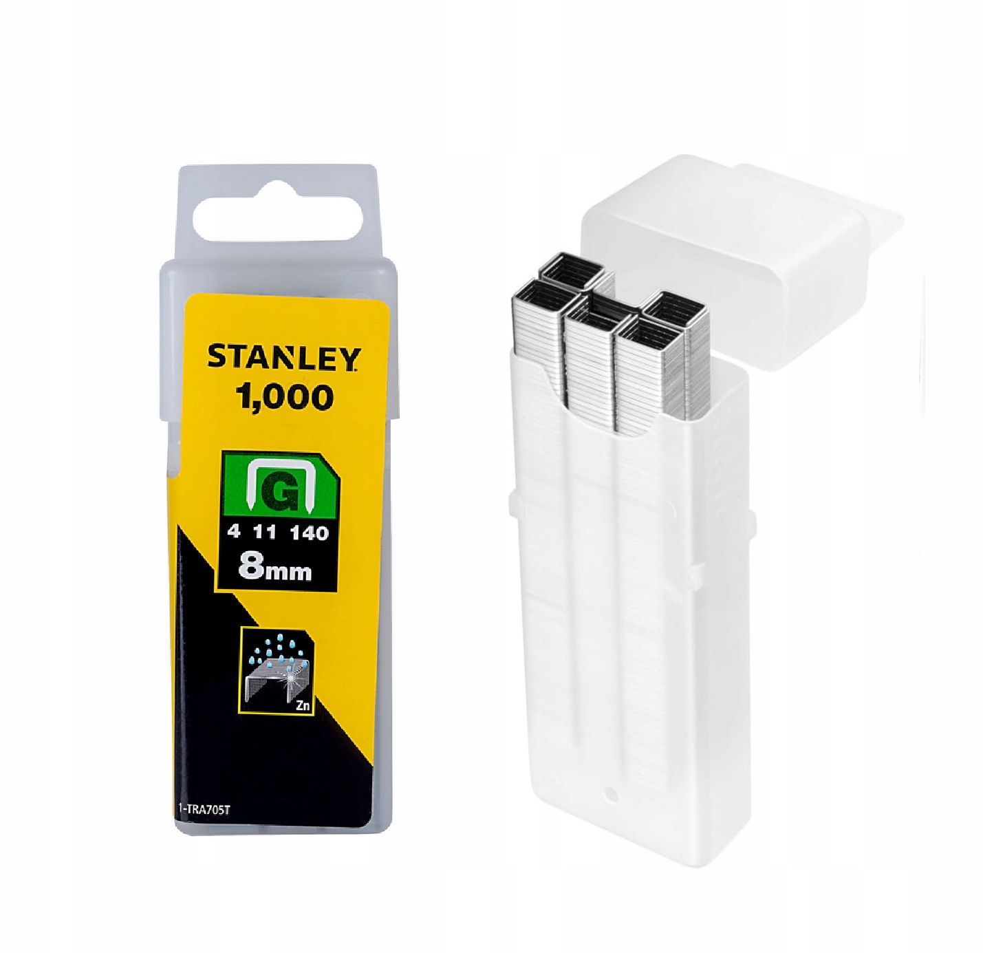 ZSZYWKI TAPICERSKIE TYP G 8MM 1000 SZTUK STANLEY