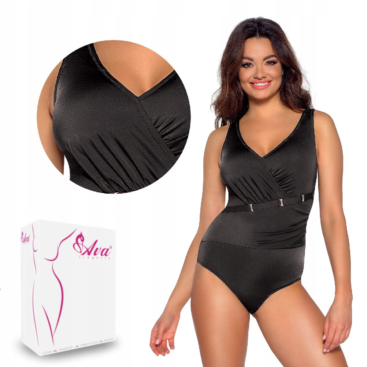 Jednodílné plavky Skj 48 černá 95D