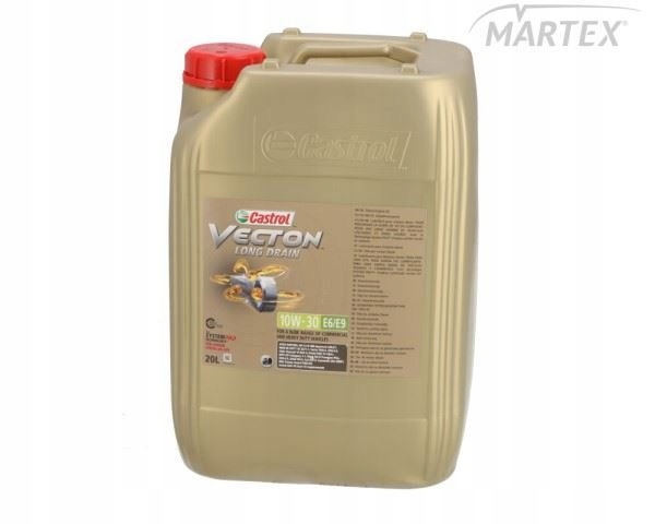 Olej Castrol Vecton E6/E9 LD 10W30 20L Long Drain; Low Saps; Acea E6,E7,E9;