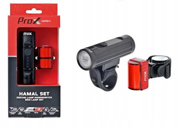 

Zestaw Lamp Prox Hamal Set 600Lm Zeta S 80Lm Usb