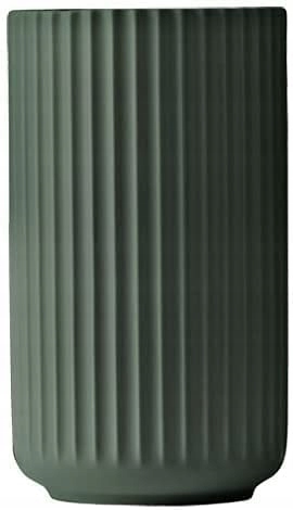 Lyngby Porcelain Váza pre kvety 20 cm Copenhagen Green Tmavozelená