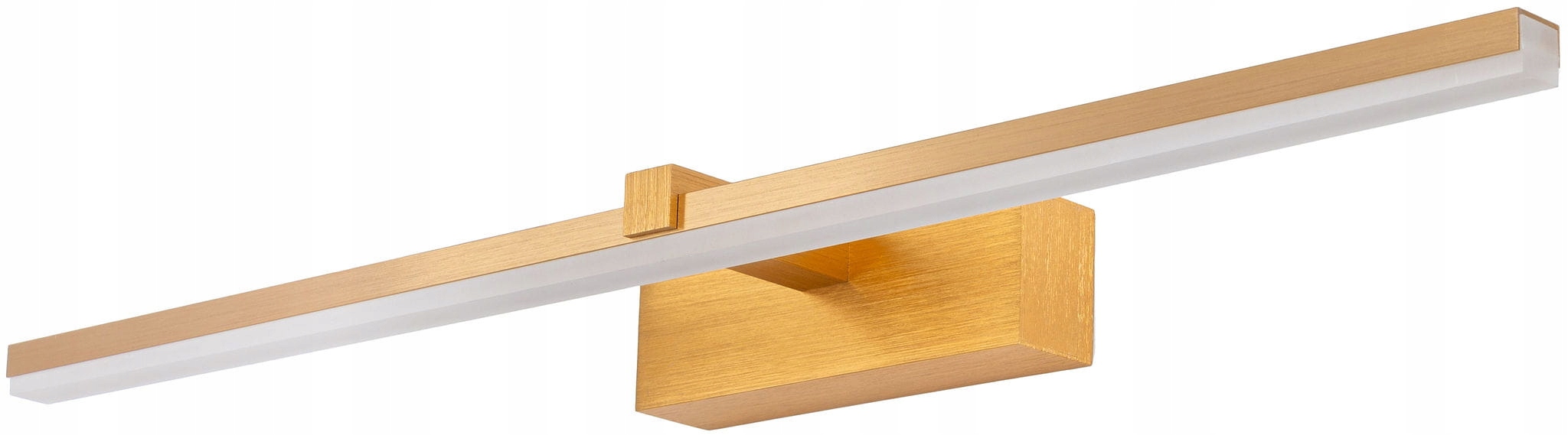 Kinkiet nowoczesny nad lustro Slim złoty modern Led 60cm 12W 4000K