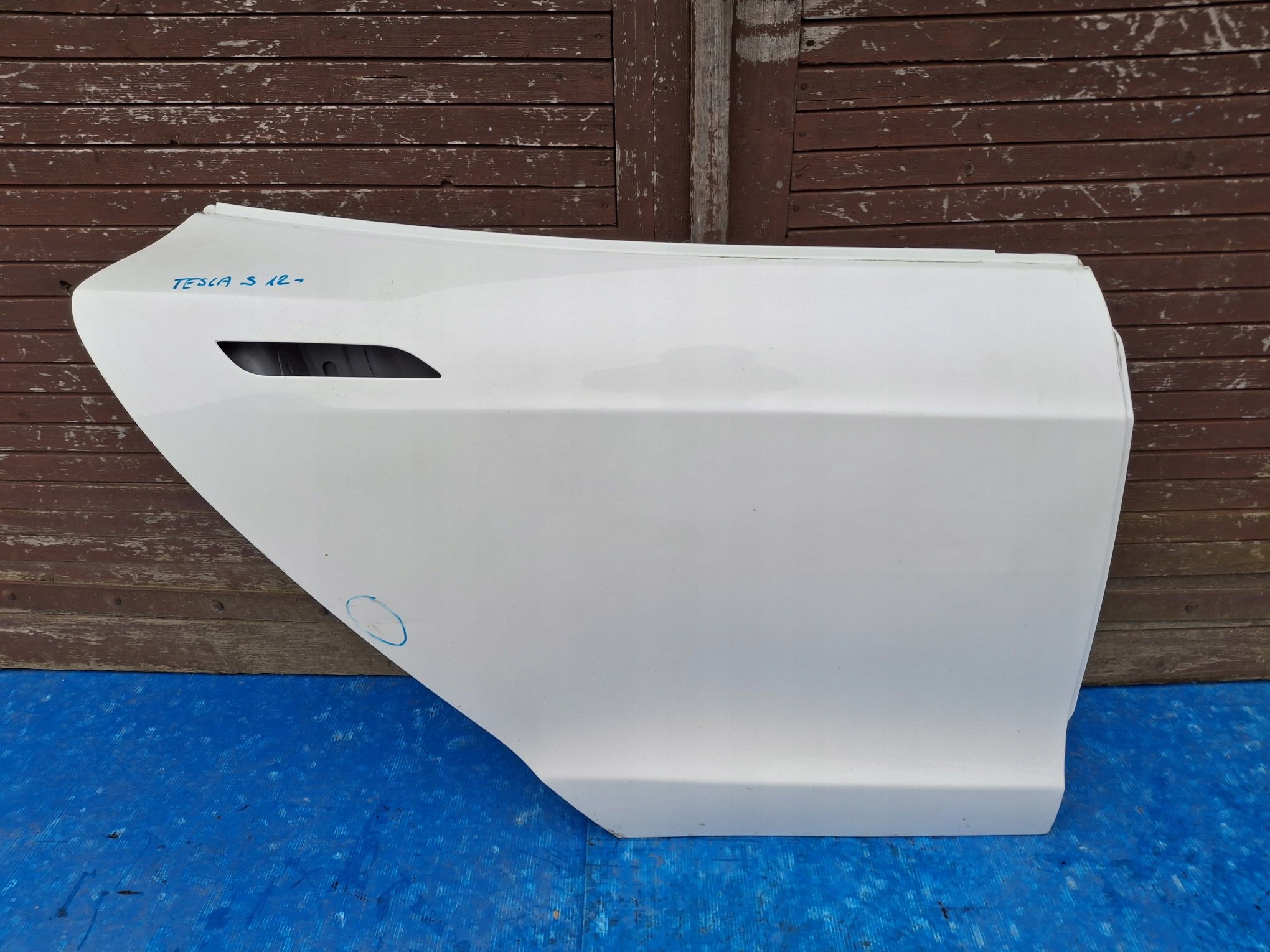 door right rear. TESLA MODEL S 2012R->