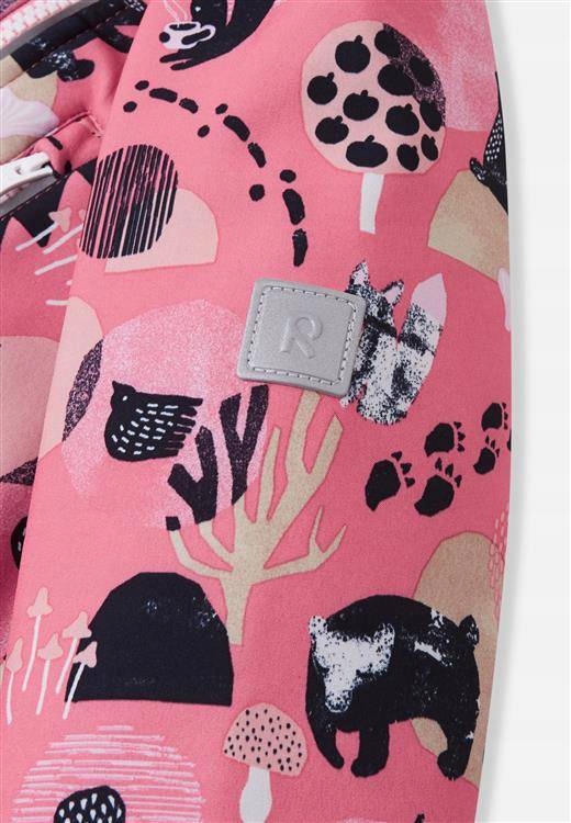 Kurtka reima softshell, Vantti, Różowy Długość do bioder