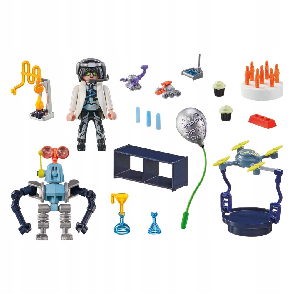 PLAYMOBIL MY LIFE SADA STAVEBNÝCH KOCIEK PRE VEDCOV S ROBOTMI 71450 Značka PLAYMOBIL