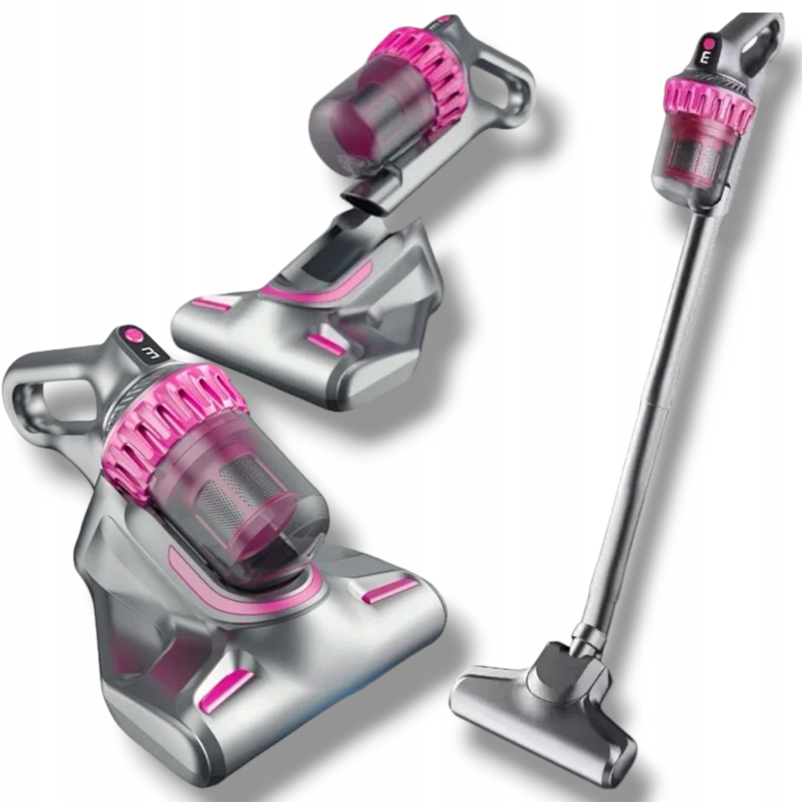 Bezdrôtový ručný vYSÁVAČ do auta bez ventilu 2v1 Silná Kefa