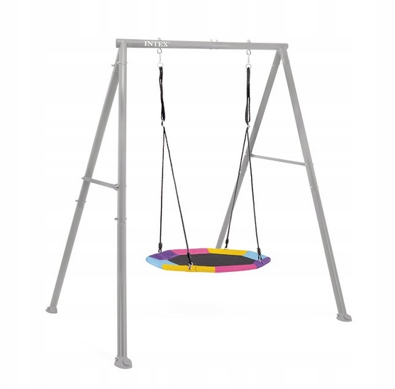 Intex 44112 Hojdačka čapí hniezdo s rámom na zavesenie, farebná