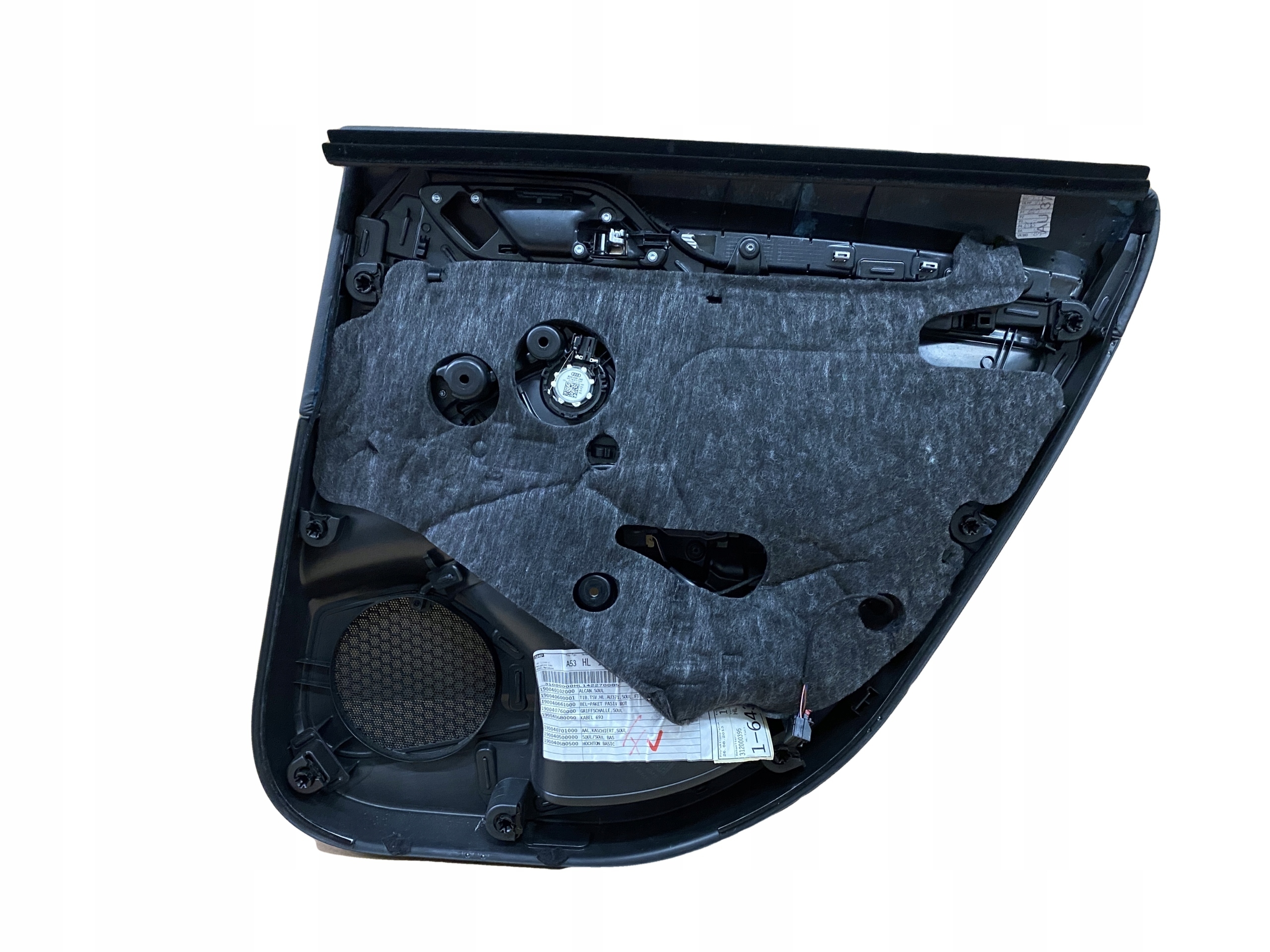 AUDI A3 8V side door left rear part ALCANTARA