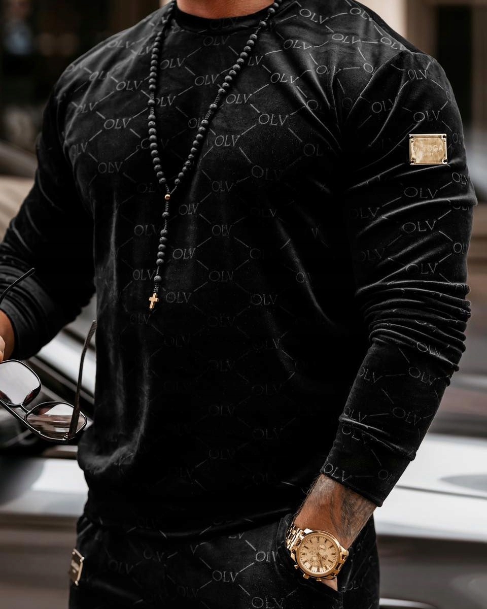 Komplet męski Olavoga Erik 2025 czerń XL