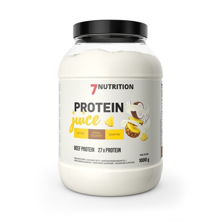 7NUTRITION Protein Juice 1000 g Hovězí Bílkoviny Regenerace Síla Masa Svaly