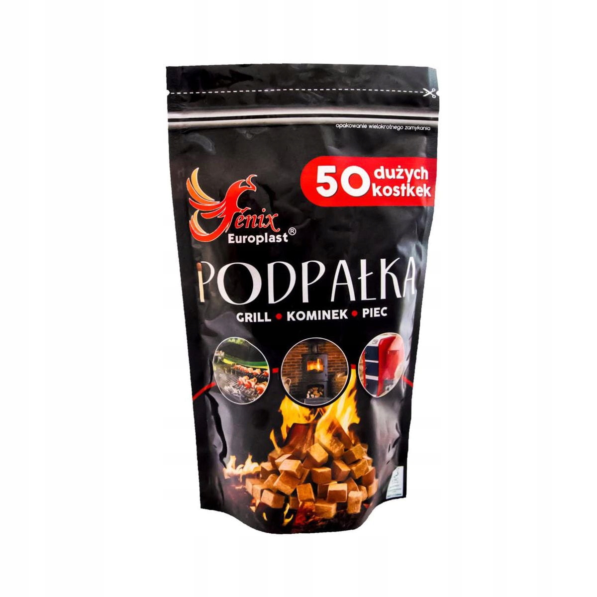 Podpałka FENIX 50 kostek EURO-PLAST