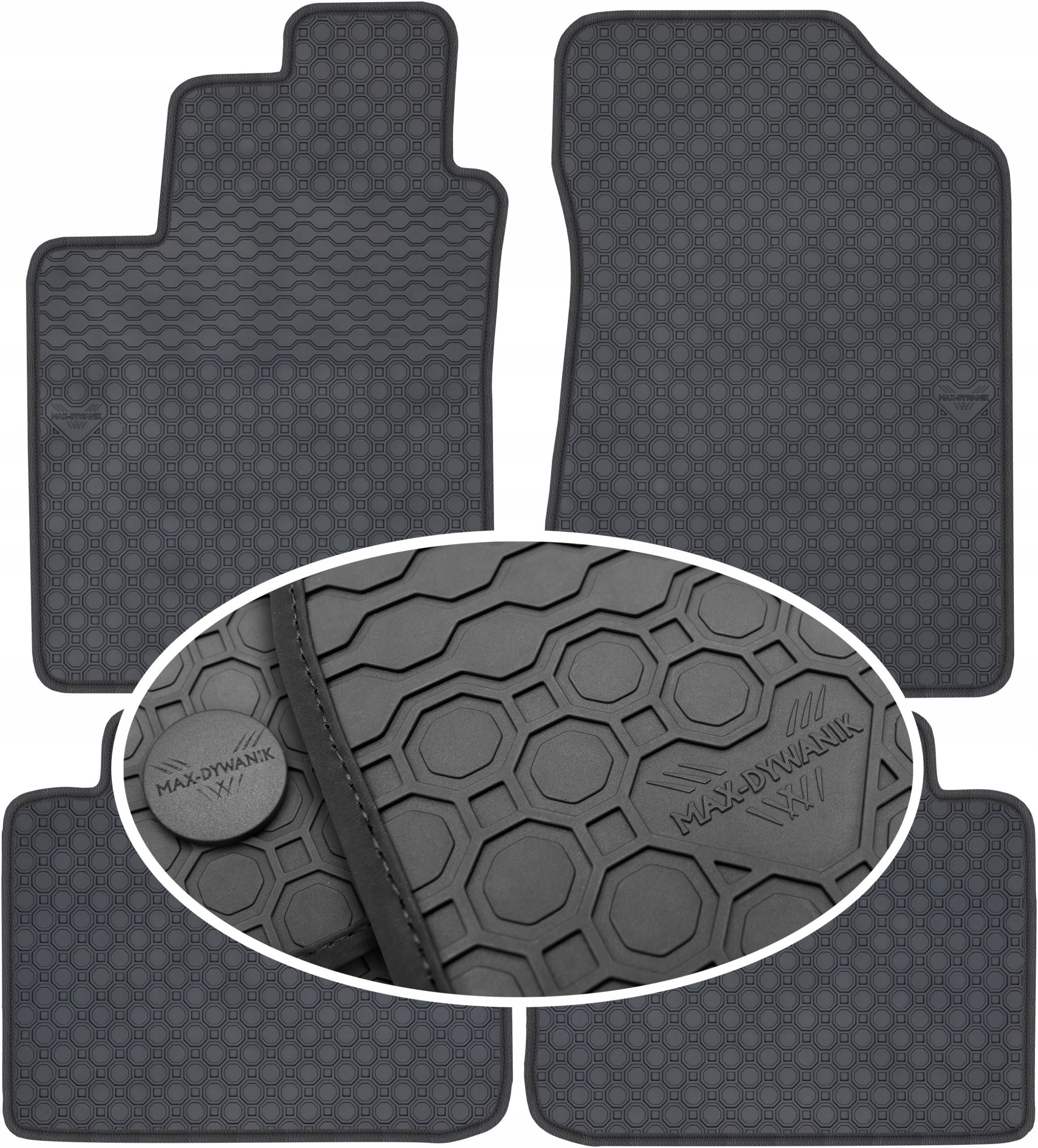 Hyundai Sonata V Sd 2005-2010 Gumový koberec PrimeLiner čierny