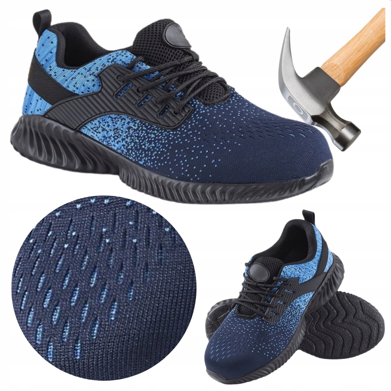 Pánské pracovní boty Polobotky pracovní sportovní prodyšné s špičkou 44