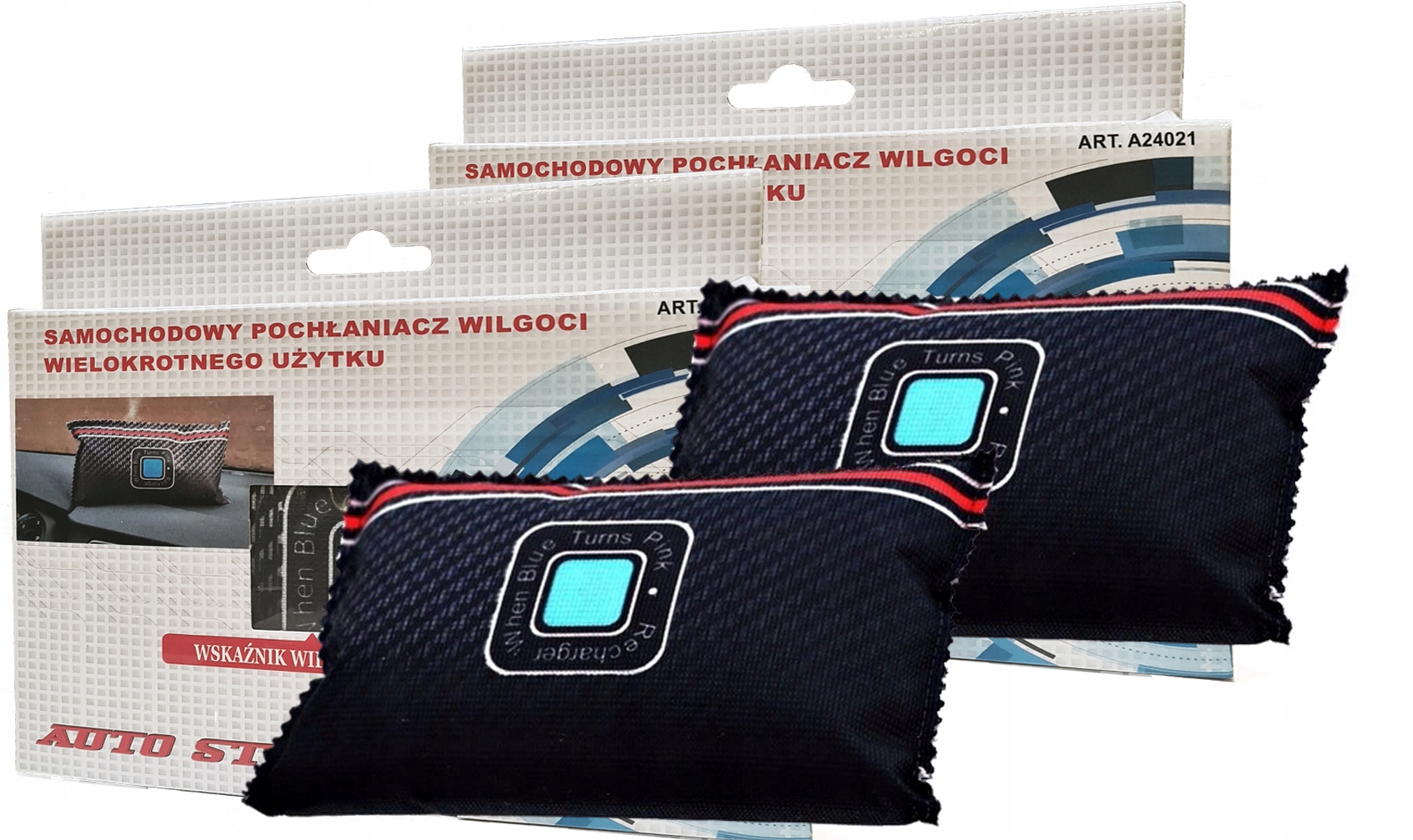 SAMOCHODOWY POCHŁANIACZ WILGOCI WIELORAZOWY 400g EAN (GTIN) 5902020719533