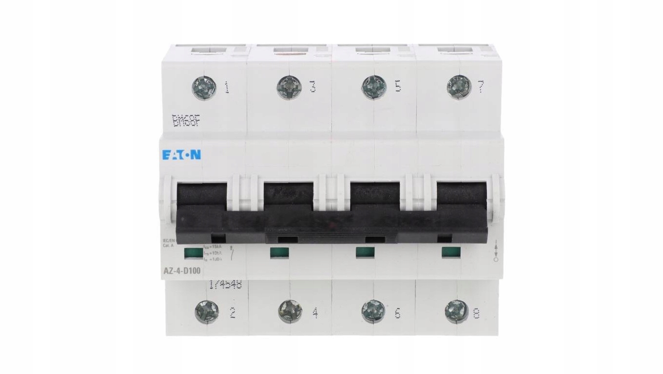 Wyłącznik Nadprądowy Eaton 4P 100A D 25kA AZ-4-D100 174548