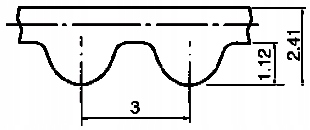 Pas zębaty Powergrip GT3 390-3MGT3-09 z130 pas napędowy Marka Gates