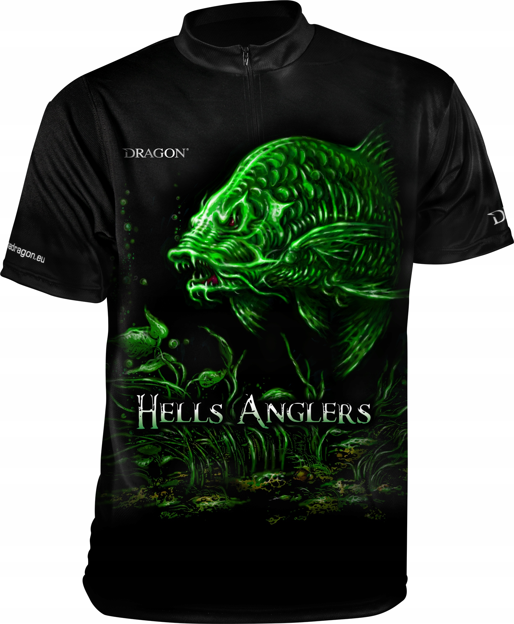 T-Shirt Dragon Hells Anglers z Zamkiem KARP XXL