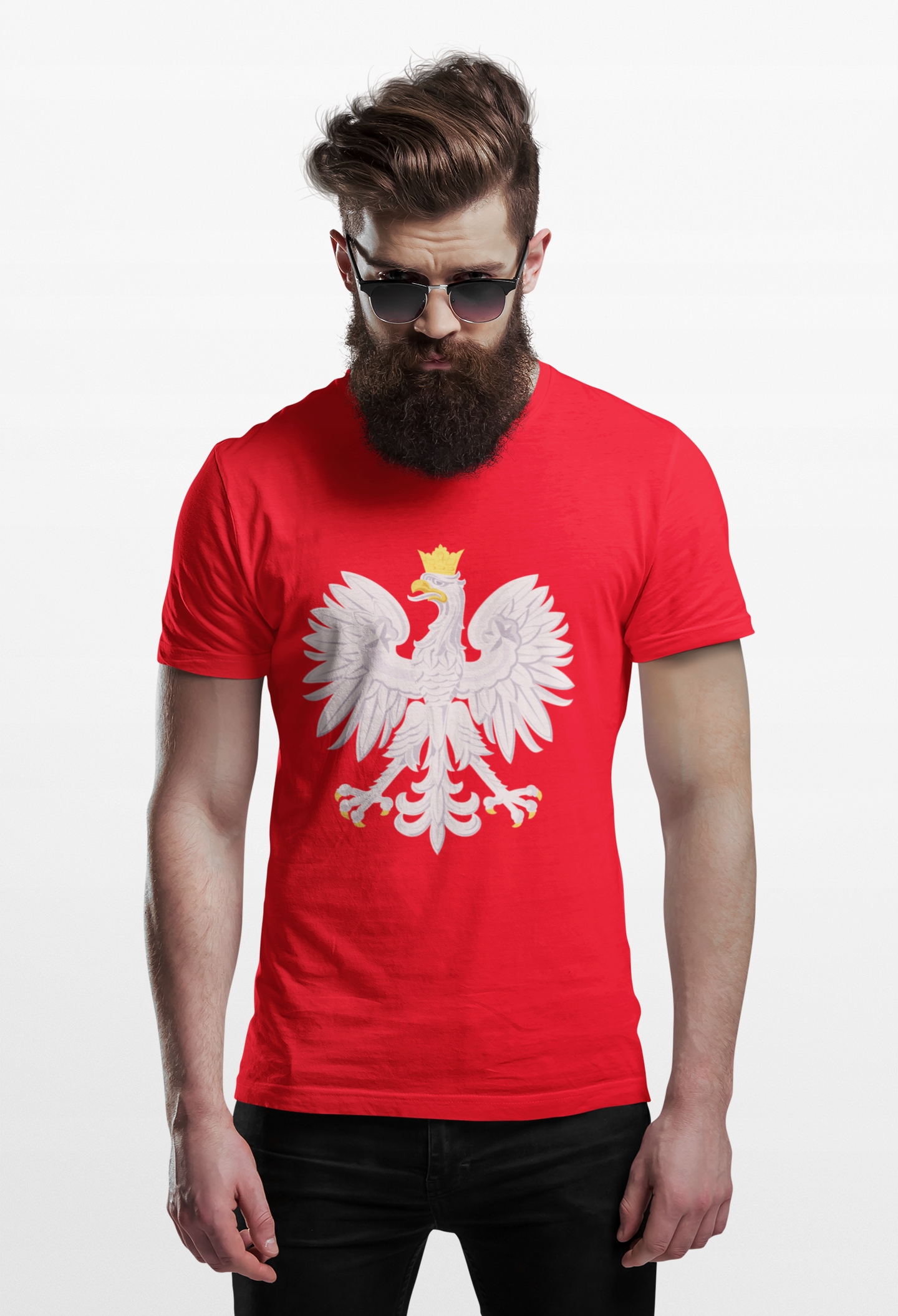 KOSZULKA MĘSKA POLSKA DLA KIBICA PATRIOTYCZNA Rozmiar XL