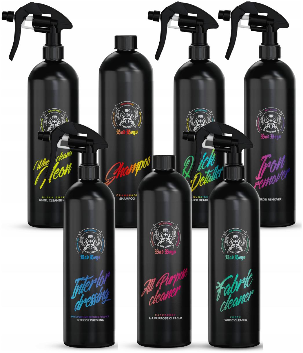 RR Customs RRC Bad Boys Mega Zestaw Kosmetyków Do Auta Detailing Prezent