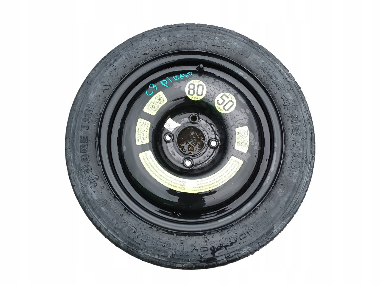 CITROEN C3 PICASSO 08- KOŁO ZAPASOWE 4X108 3,5JX15 ET15