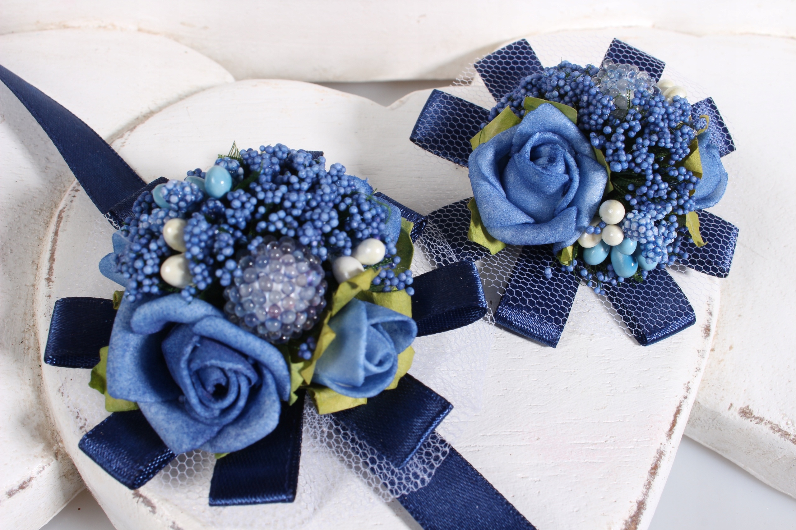 Kotylion LUX przypinka ślub bal studniówka bukiet