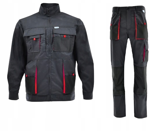 Komplet Ubranie Robocze Zestaw Do Pracy Bluza Spodnie Do Pasa Sara King XL