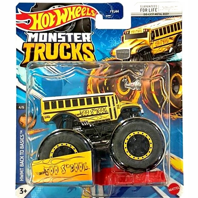 Hot Wheels Monster Trucks Too S'cool 1:24 Hdk93 Mattel