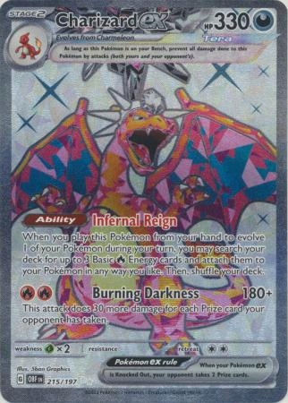 Charizard ex - 215/197 - Full Art Secret Rare - Pokemon