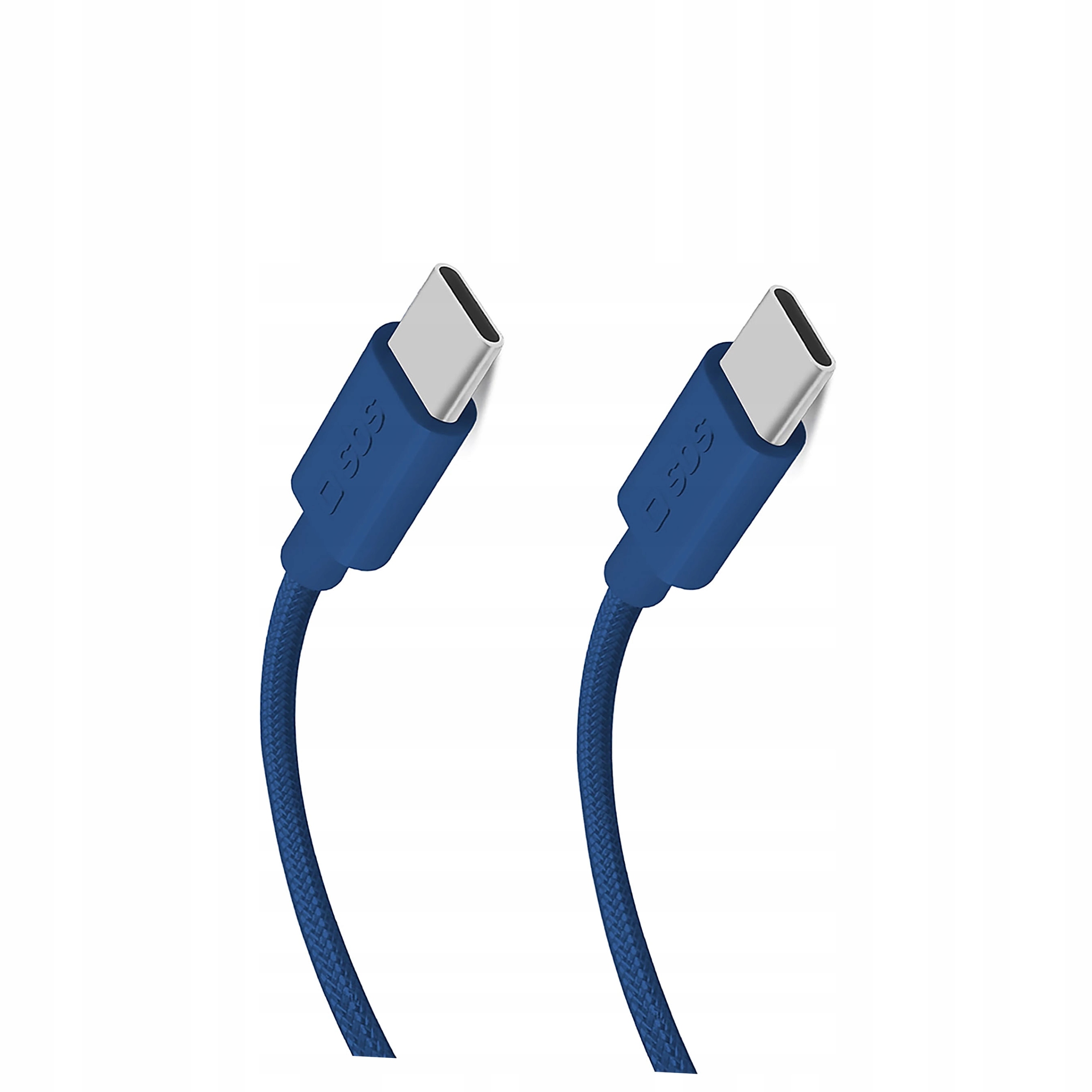 Kabel Sbs Tecabletissuetccb Usb-c Usb-c 1,5m 60W w oplocie niebieski