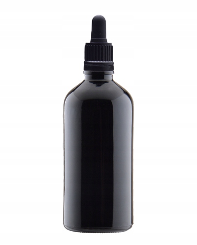 

Butelka Szklana 100ML Z Pipetą Czarna