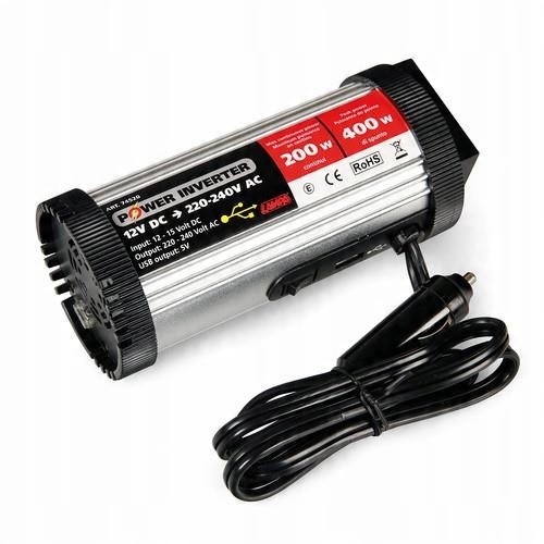

Przetwornica pradu DC 12v na Ac 230V 200W Włoska