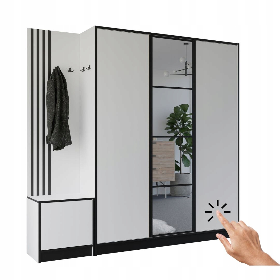 Šatní skříň Costa 14 bílá Vzor 1