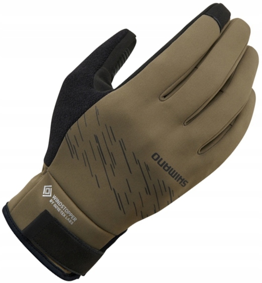 Zimní rukavice Shimano Windstopper Insulated vel. L Sand Brown