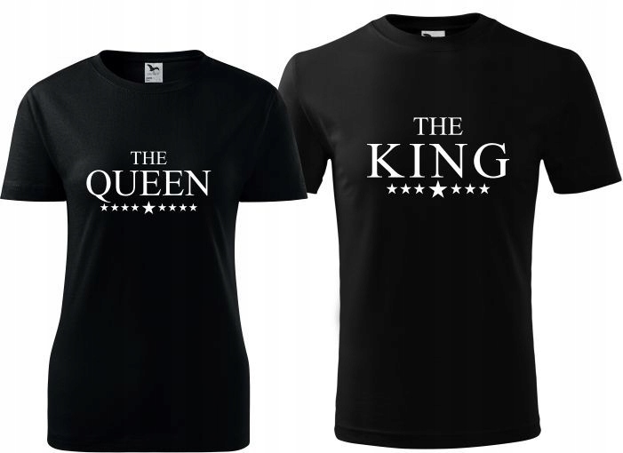 

Queen King Zestaw Dla Pary Walentynki Ślub Prezent
