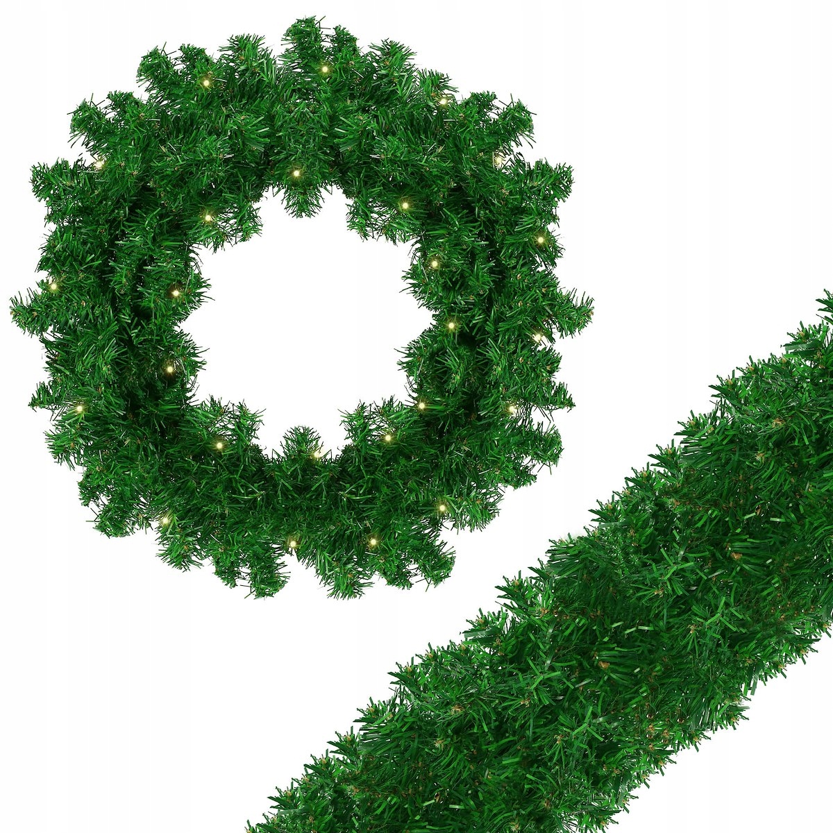 GIRLANDA CHOINKOWA ŚWIĄTECZNA ŁAŃCUCH SZTUCZNA 3m Rodzaj choinki sztuczna